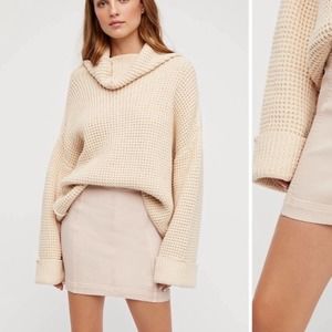 free people // modern femme denim mini skirt nwt